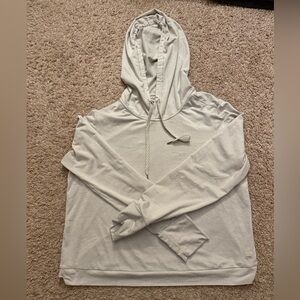 Vuori Women's Light Gray Hoodie Sweater